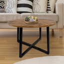 [CAS030545-000000-001725 ZEN35] Table basse CANNES Hauteur 45*Diamètre 60 cm