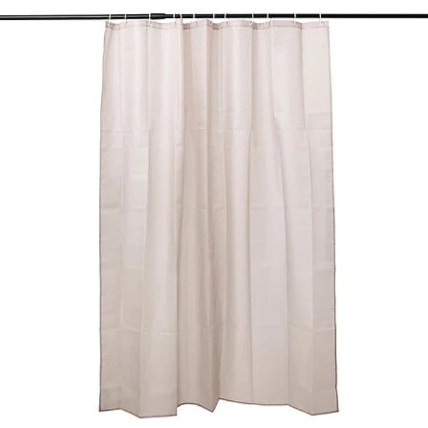 Rideau douche lin beige 