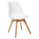 [157166B ZEN35] Chaise polypropylene Baya blanch
