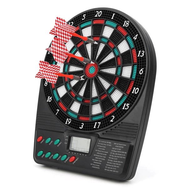 Mini jeu de fléchettes électronique, présentoir