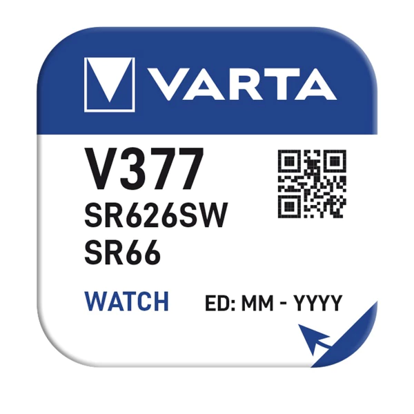 Varta V377 / SR66 watch battery, diameter 6.8 mm