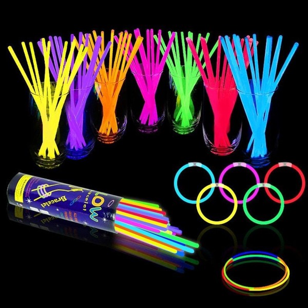 Luminous bracelets, glow sticks, Yellow colors