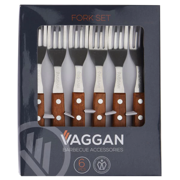 Ensemble de fourchettes à steak Vaggan – 6 pièces