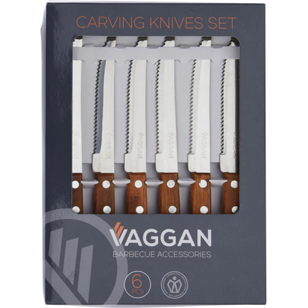 Ensemble de 6 couteaux à steak Vaggan – 21 cm