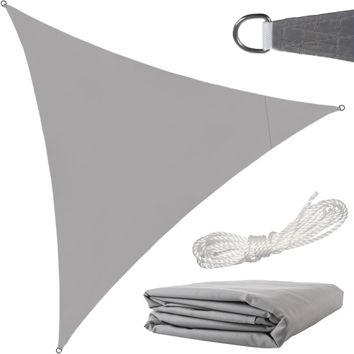 Shade sail 3 x 3 x 3 m gray – Gardlov 23147