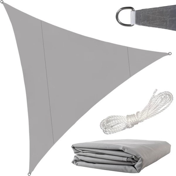 Voile d’ombrage 4 x 4 x 4 m gris – Gardlov 23141