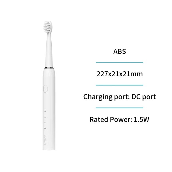 Brosse à dents électrique blanche