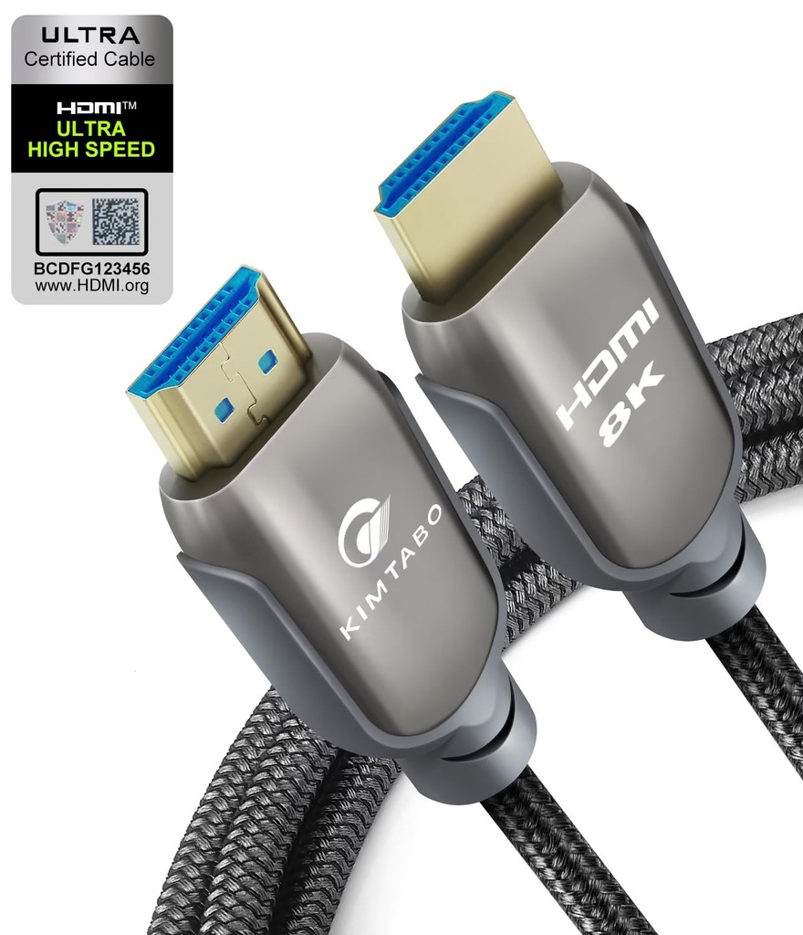 HDMI 2.1 8K cable 5 m – Ultra High Speed ​​48 Gbps – 4K 120Hz / 144Hz
