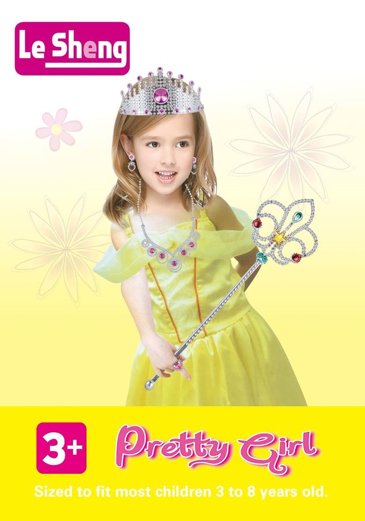 Yellow Princess costume 3/8 years old