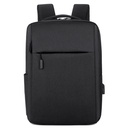 [2NOIR-ORDISACDOS] Anti-theft laptop backpack with USB charging port