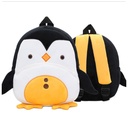 [PINGUIN] Plush animal backpack for children aged 2 to 5 years (Pingouin)