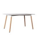 [DLT-S013 BLANC] TABLE à MANGER THALIA 4 COUVERT- 120cm*81cm*73.5cm