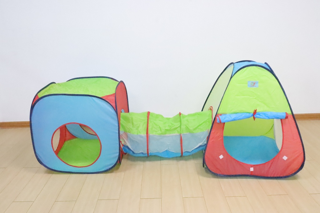 Tents and game tunnel