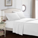 [90*200*30] Set drap 100% coton  - 4 pces (90*200cm)