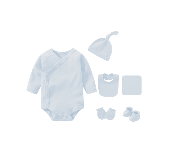 Adorable cotton birth set - 6 pieces