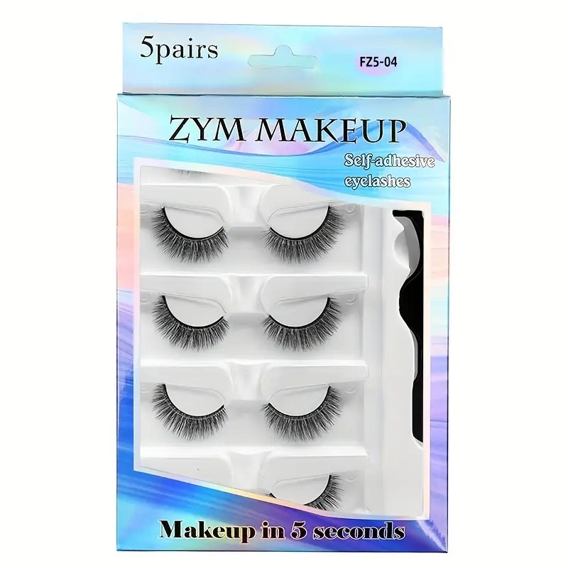 False natural self-adhesive eyelashes