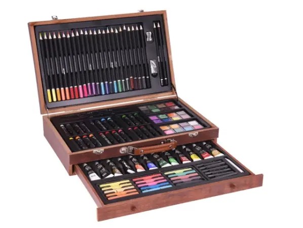 Ensemble de dessin et de peinture - 112 pièces 