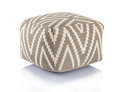 [CAS005528-000000-0000TE ZT] Pouf Cube Kilim Beige