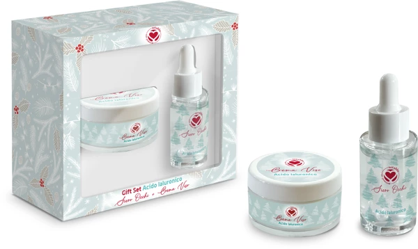 Ensemble creme pour le visage et sérum pour les yeux