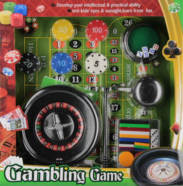 Roulette game 33x33x7 Mc Box window