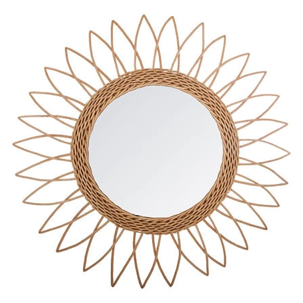 Yasmina flower rtn mirror D50, medium beige