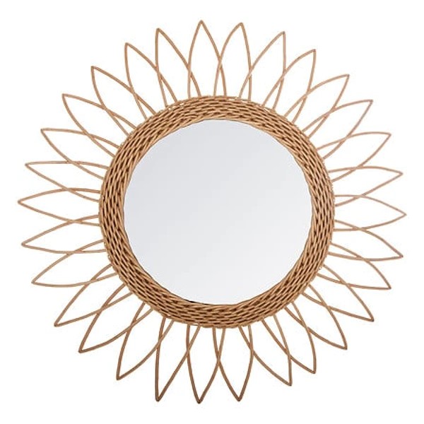 Yasmina flower rtn mirror D50, medium beige