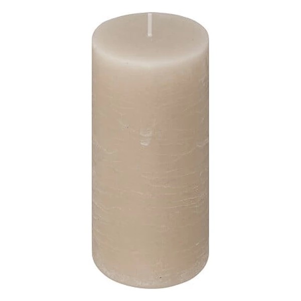 Round candle olia tp 6.8x14, beige