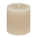 [123067] Bougie ronde olia tp 6.7x7, taupe