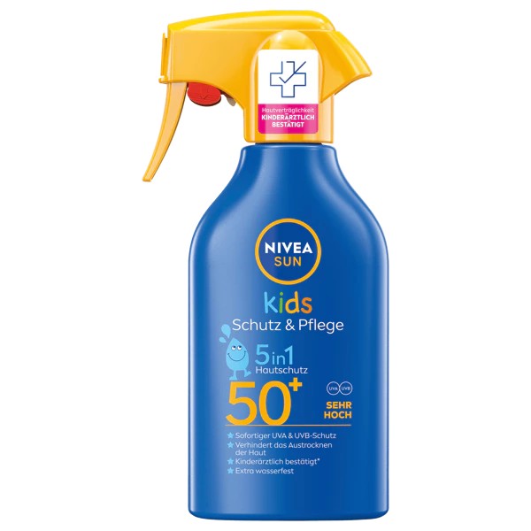 Nivea sun kids spray solaire sf50+, flacon 250ml