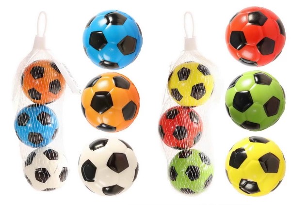 Ballons de football 3 pièces 6 cm 