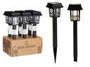 [28608] Square black plastic solar beacon