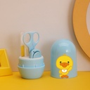 [YY-018/bleu] Adorable Blue Duck manicure kit for little ones.