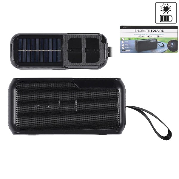 Enceinte sans fil solaire 5w