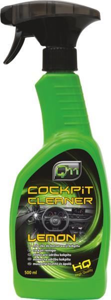 Lemon scent dashboard cleaner