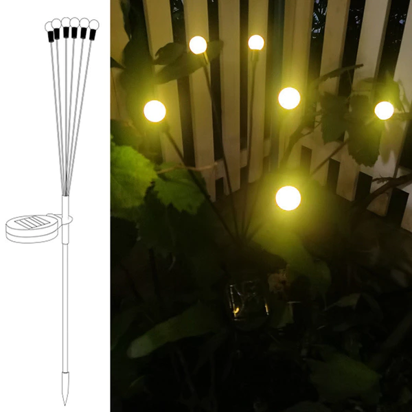 Decoration lumineuse LED de jardin