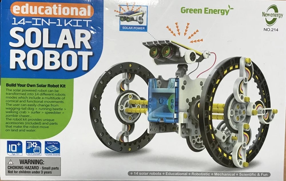 Toy vehicles Solar robots 14 in 1