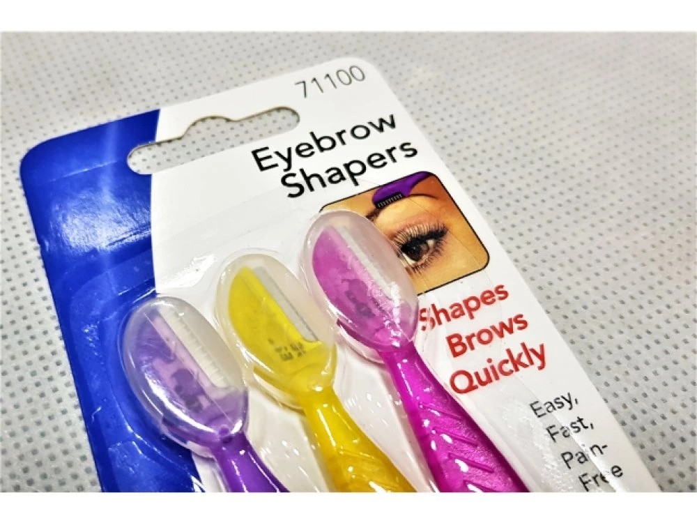 3-piece eyebrow trimmer