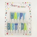 Bougies Happy Birthday Garçon