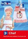 Cook costume 3/8 years old