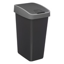 25l plastic bin with 2 openings
