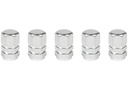 Bouchons de valve 5 pièces en aluminium 