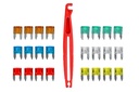Jeu de fusibles de voiture 25 pièces mini 