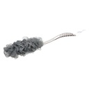 brosse dos fleur plastic assorti, 3-fois assorti,  