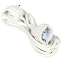 Extension + earth 3 x 1 + socket 5 m