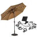 Guirlande lumineuse décor solaire pour parasol