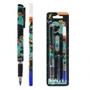 stylo + 2 cartouches + gomme skate dino starpak