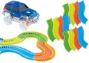 Piste de course automobile lumineuse flexible fluo