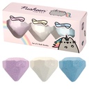 Lot de 3 bombes de bain chat Pusheen 