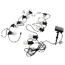 Guirlande lumineuse LED 8 m solaire IP44 10 pièces