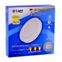 Panneau LED en saillie - 16 watts - rond 